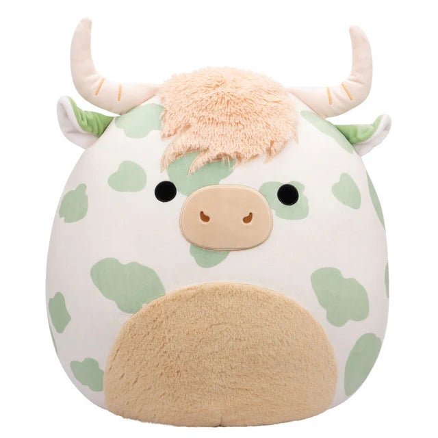 Squishmallow 8 Inch Celestino the Highland Cow Plush Toy - Owl & Goose Gifts
