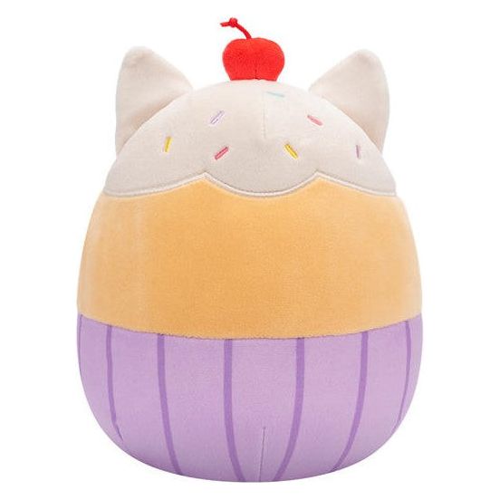 Squishmallow 8 Inch Miriam the Vanilla Cupcake Cat Plush Toy - Owl & Goose Gifts