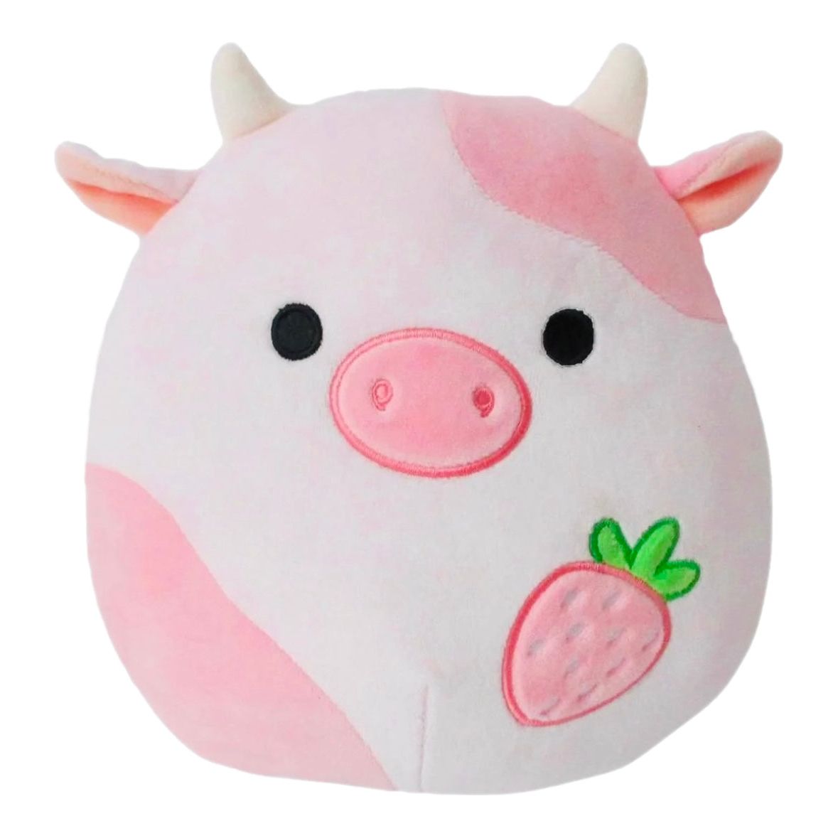 Squishmallow 8 Inch Reshma the Strawberry Cow Plush Toy - Owl & Goose Gifts