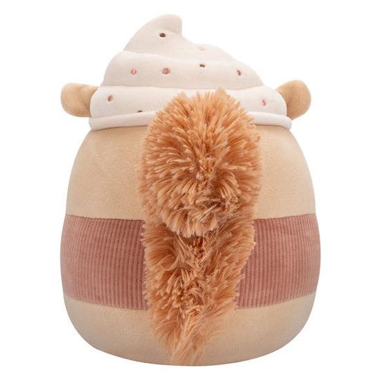 Squishmallow 8 Inch Reza the Latte Squirrel Plush Toy - Owl & Goose Gifts