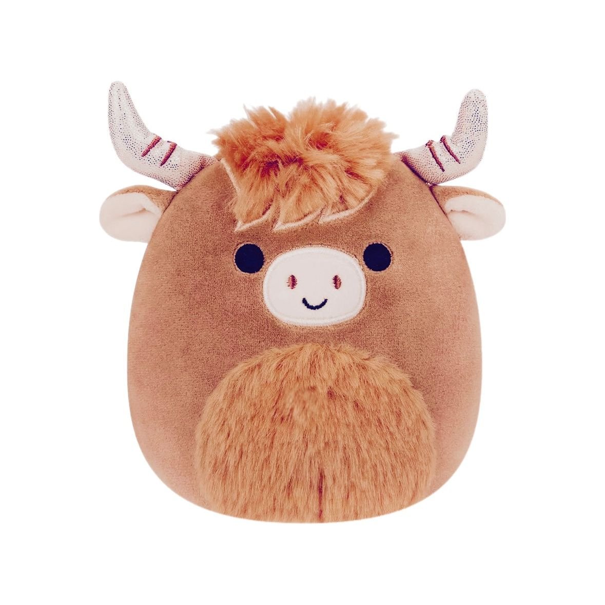 Squishmallow 8 Inch Wilfred the Highland Cow Plush Toy - Owl & Goose Gifts