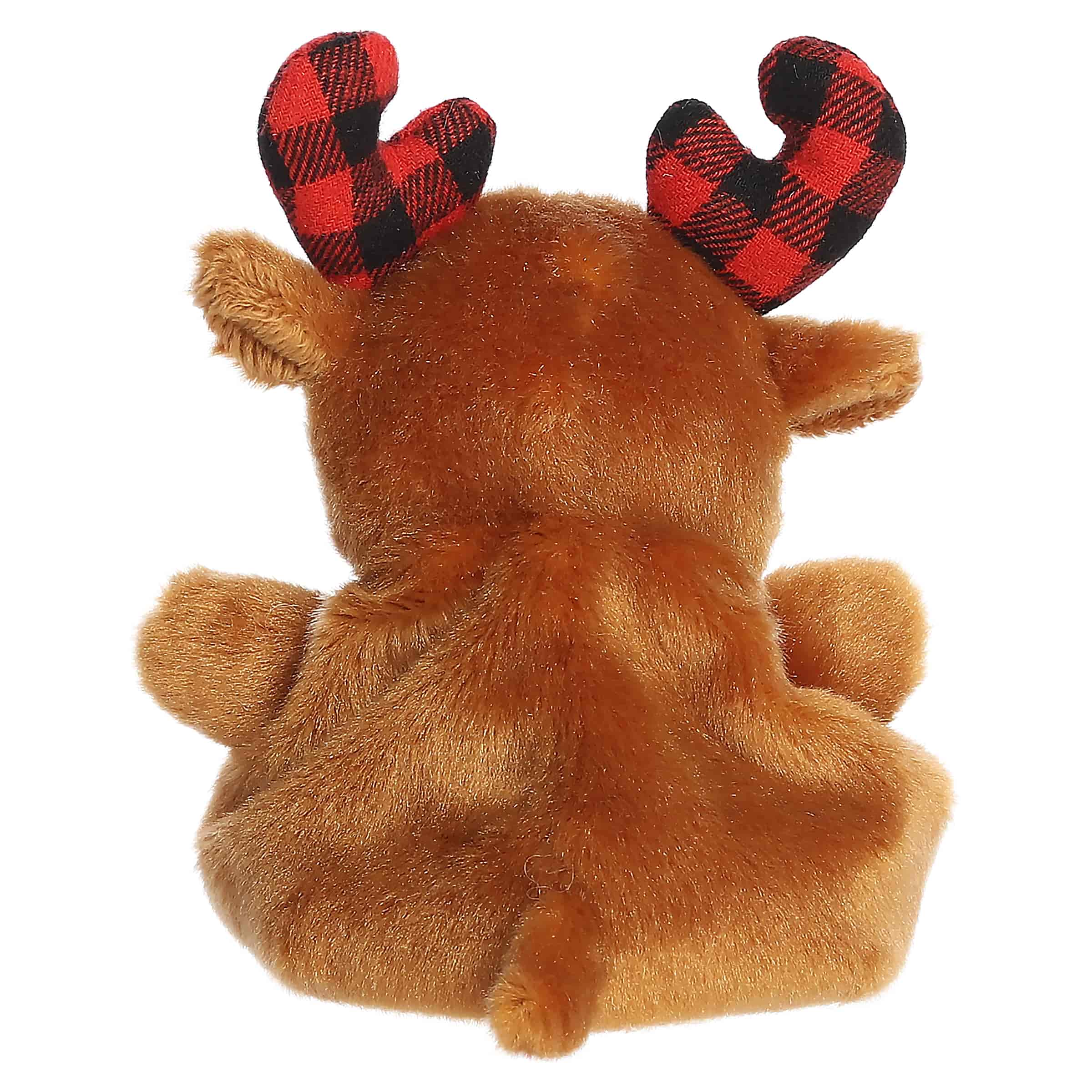 Palm Pals 5 Inch Clove the Plaid Moose Holiday Plush Toy