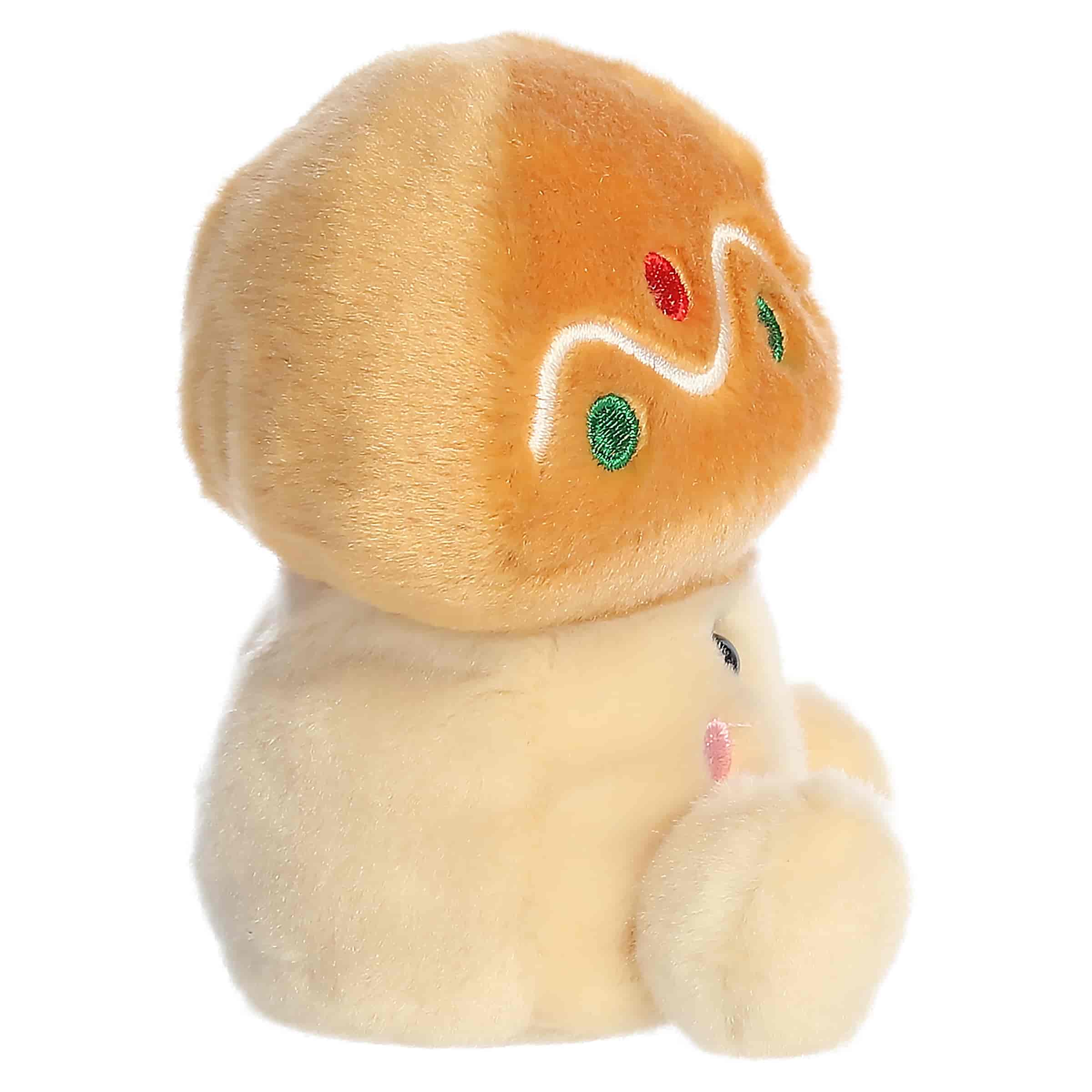 Palm Pals 5 Inch Ginger the Cookie Mushroom Holiday Plush Toy