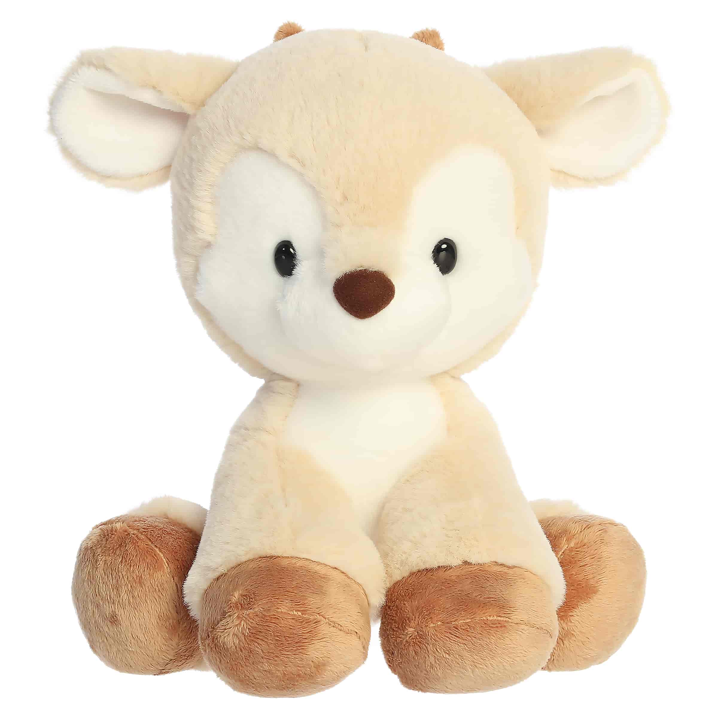Aurora Plush 13 Inch Dashing Reindeer Buttercream Plush Toy