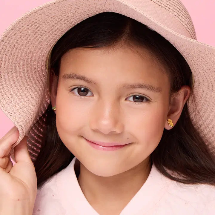 Girl Nation: Happy Capy Cutie Stud Hypoallergenic Earrings