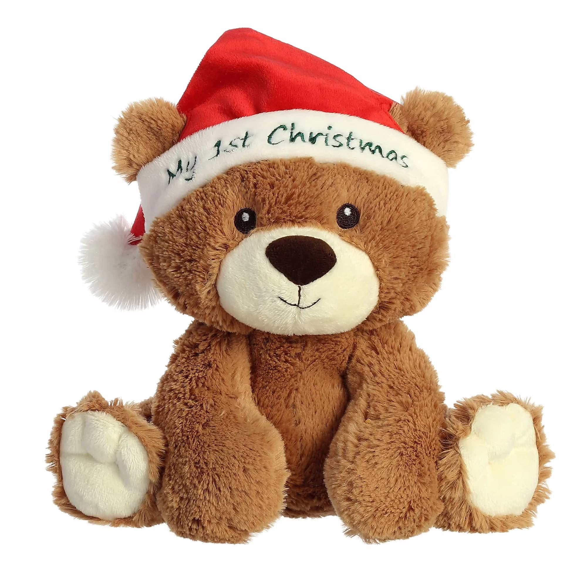 Aurora Plush 10 Inch My First Christmas Teddy Bear Plush Toy