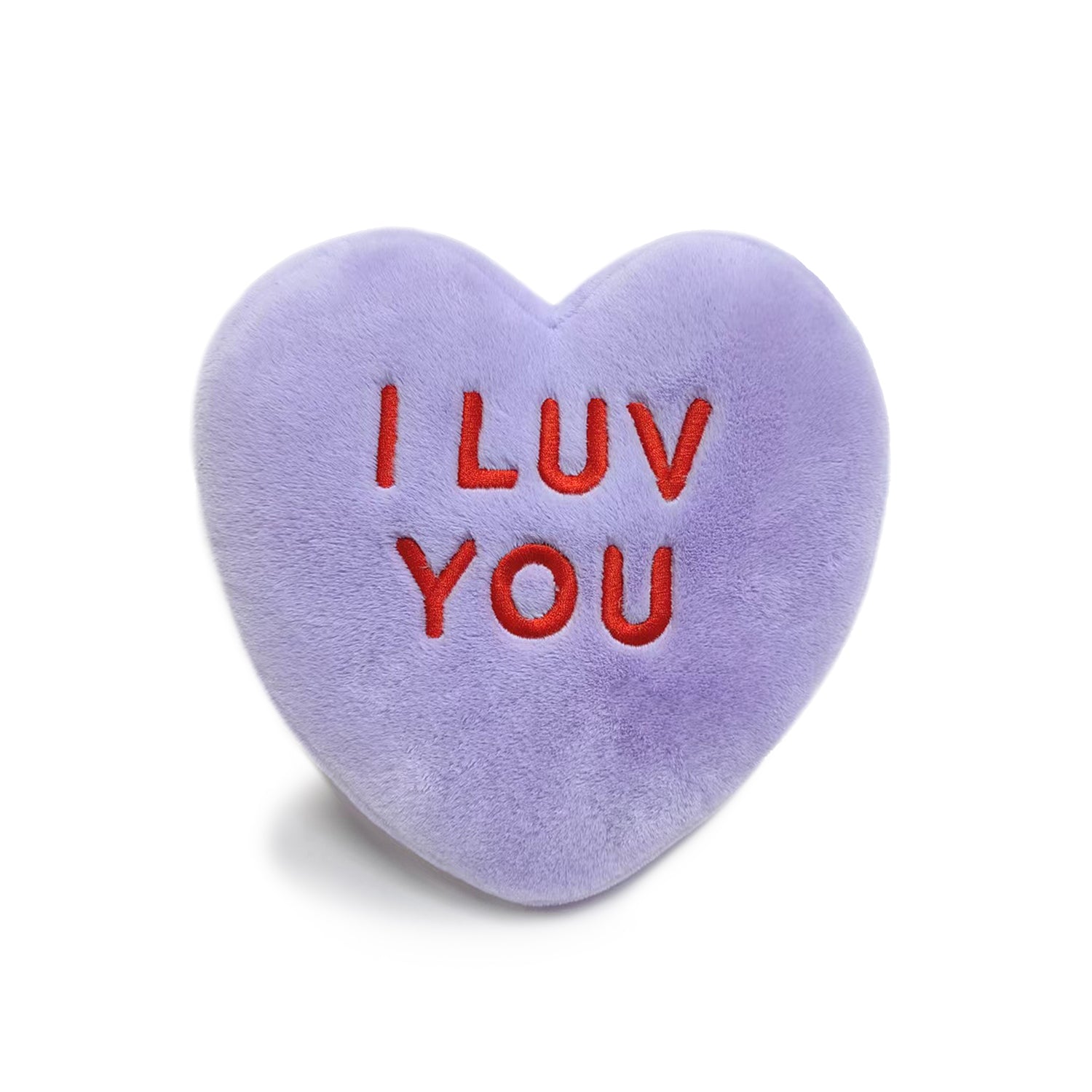 Warmies 13 Inch Sweethearts Conversation Hearts Purple I LUV U Microwavable Plush Toy