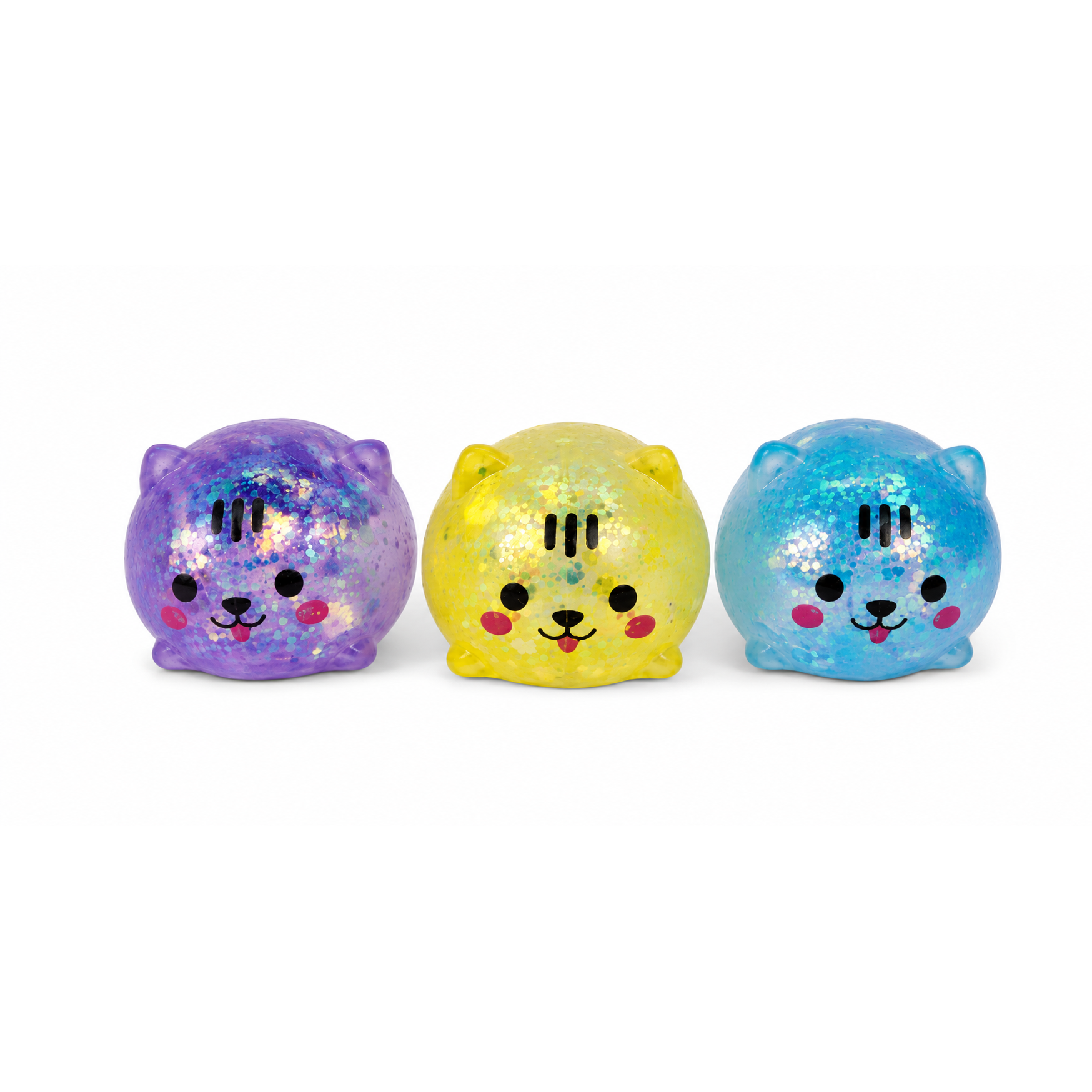 Scrunchems Sugar Kitties 2 Inch Squishy Sensory Toy - 3 Pack