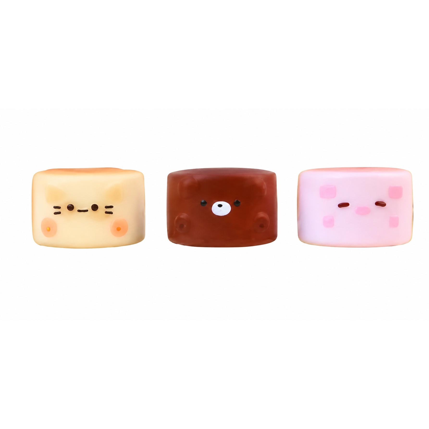 Fluffmellies 3 Inch Cute Steamed Bun - Scented Slow Rise Squishy Toy