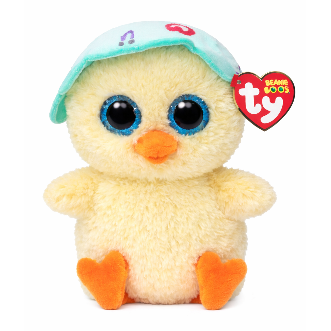 Ty Beanie Boos 6 Inch Emmie the Chick with Hat Easter Plush Toy