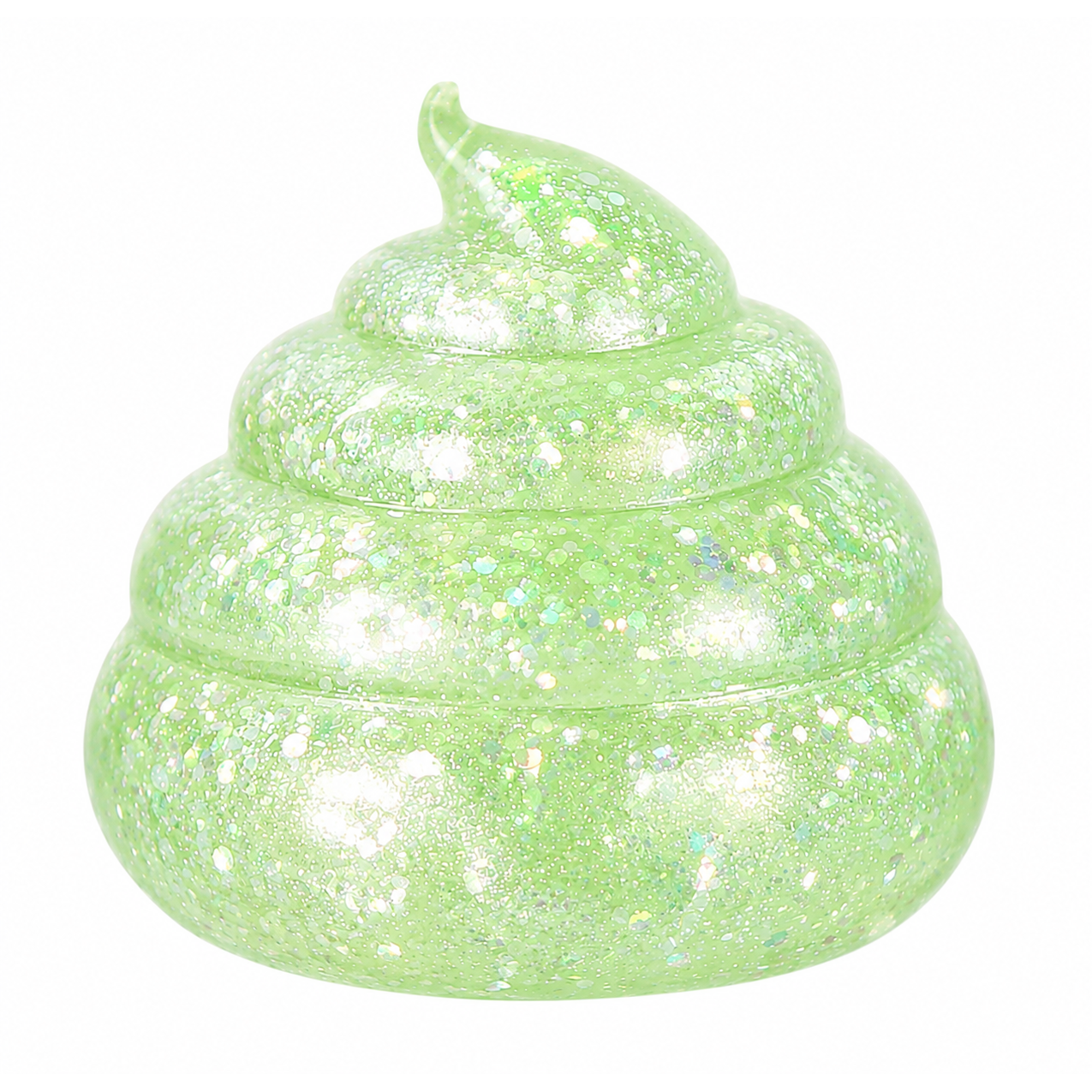 Sugar Gel Squishy 2.5 Inch Poop Swirl Maltose Filled Sensory Toy - Assorted