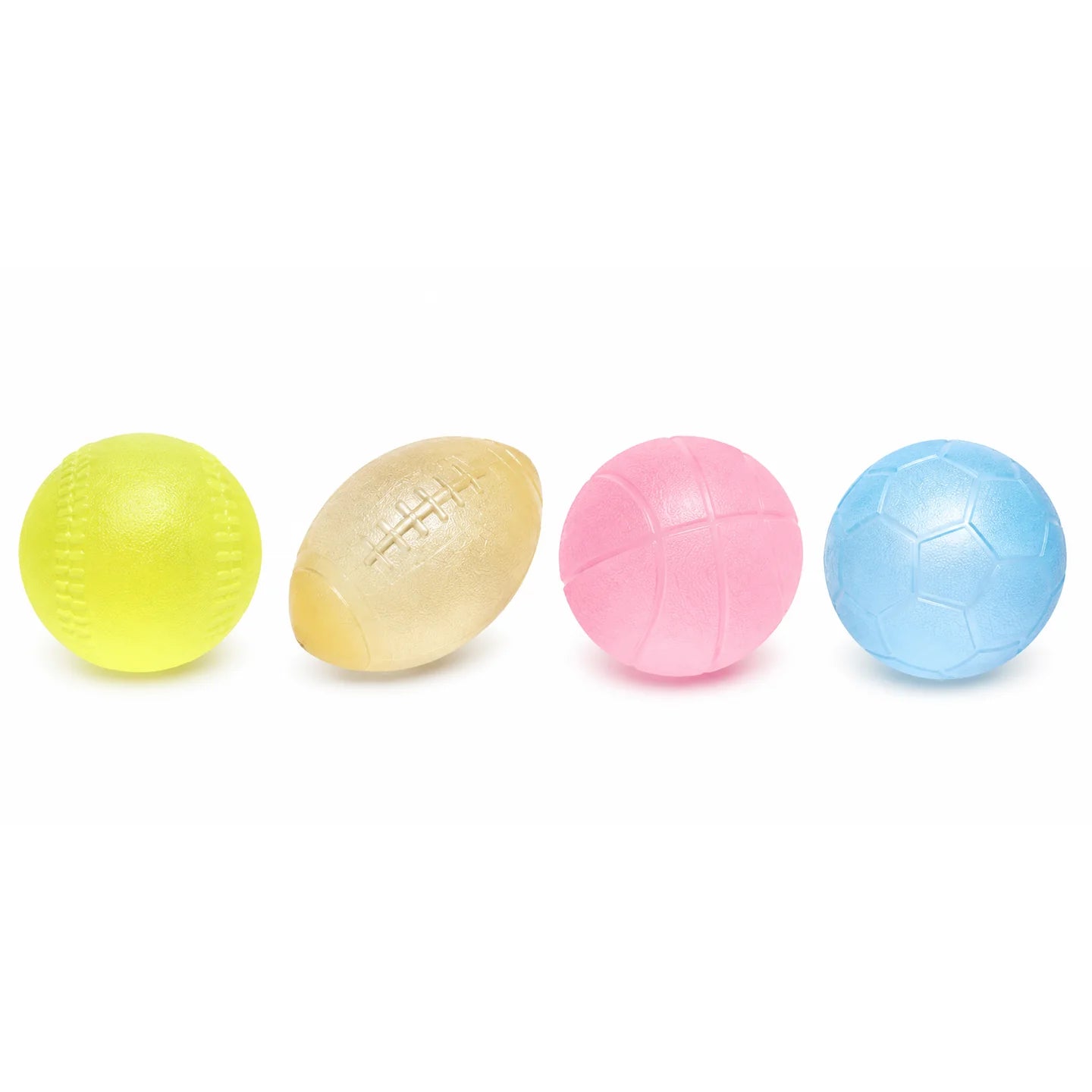 Sugar Gel Squishy 2 Inch Sports Ball Maltose Filled Sensory Toy - Assorted