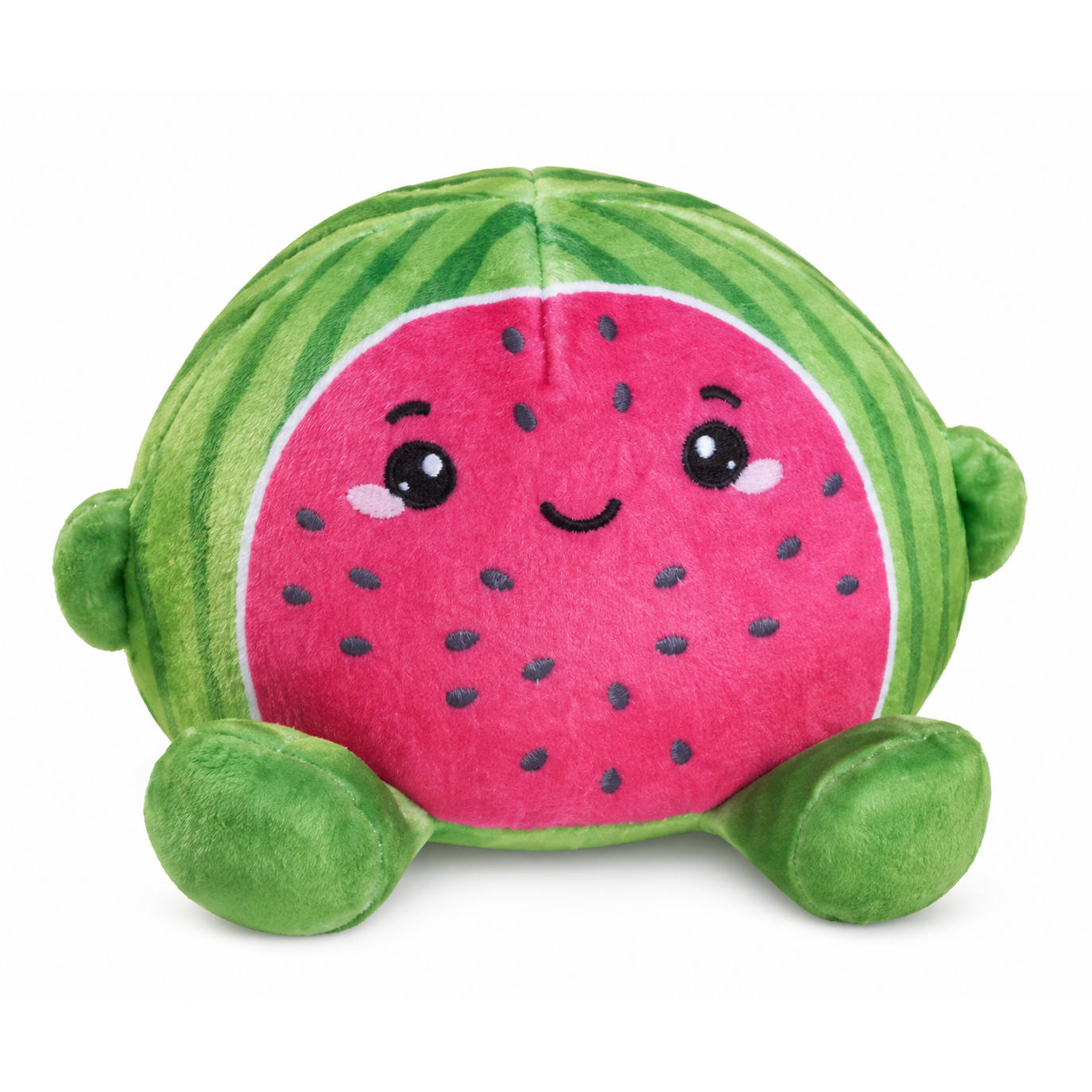 Top Trenz Wendy the Watermelon Super Duper Sugar Squisher PLUSH - Squishy Sensory Toy