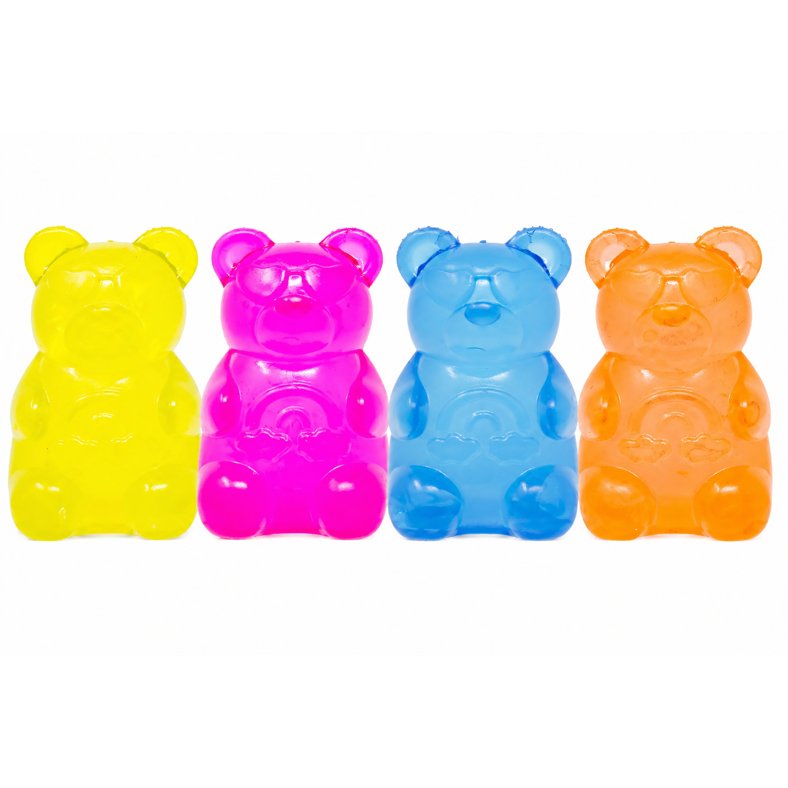 Ja-Ru 3.5 Inch Gummy Yum Bear -  Gummy Squishy Sensory Toy