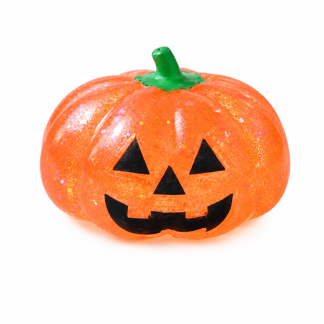 Sugar Gel Squishy 3 Inch Pumpkin Halloween Maltose Filled Sensory Toy - Assorted