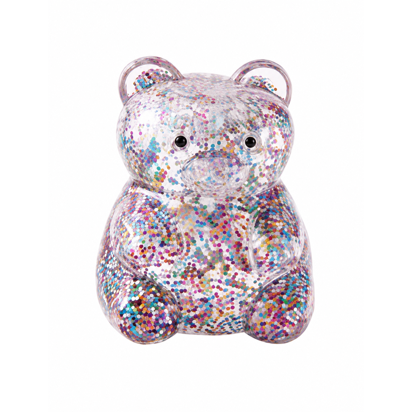 J'adore 2.5 Inch Squeezy Bear Squishy Fidget Sensory Toy - PURPLE