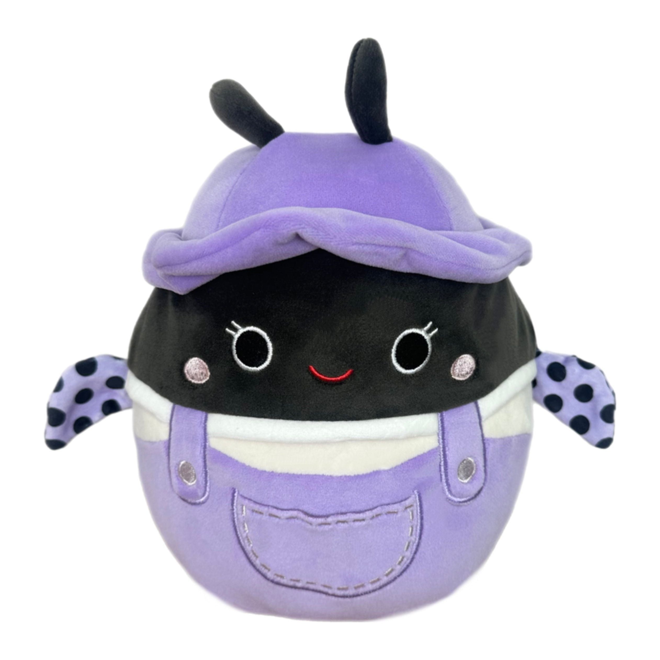 Squishmallow 8 Inch Citlalli the Ladybug in Overalls Plush Toy