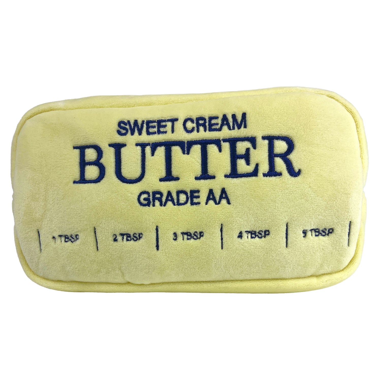 Butter Zippered Storage Bag - 10 Inch