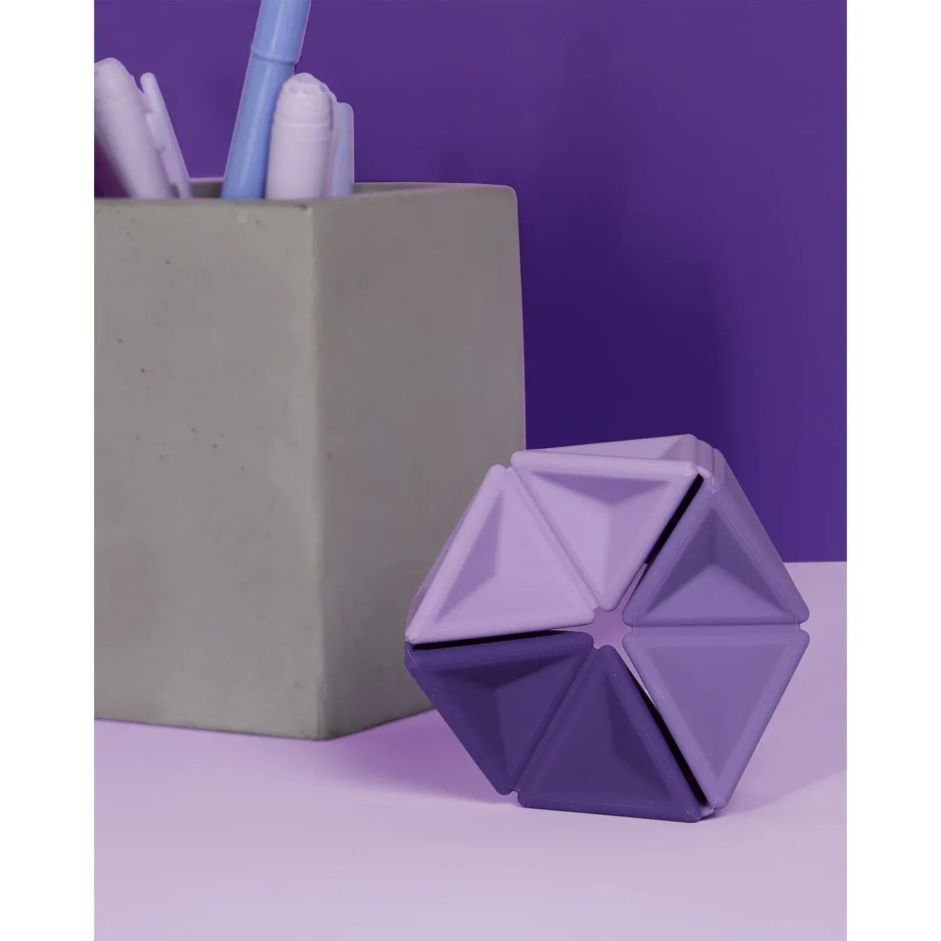 Speks Pivot Silicone Sensory Fidget Toy - Violet
