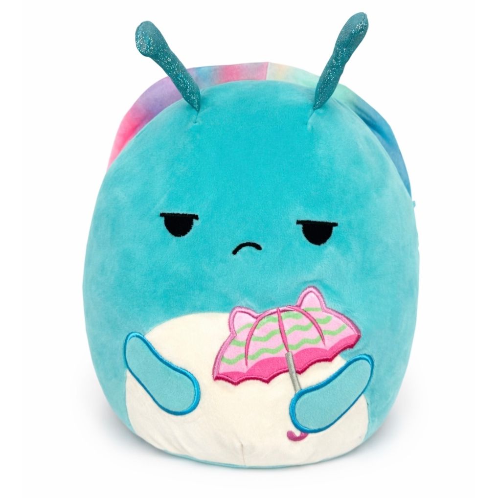 Squishmallow 12 Inch Sid the Snail with Umbrella Easter Plush Toy