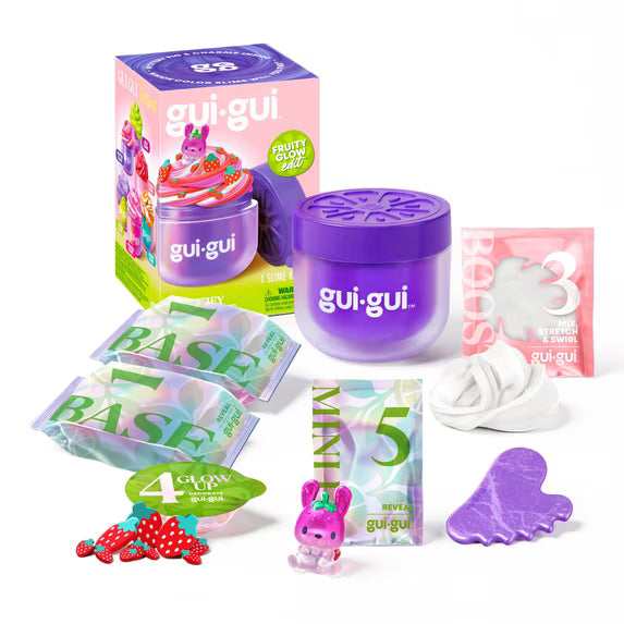 Gui Gui Slime Kit Single Mystery Jar FRUITY GLOW EDIT - Butter Slime