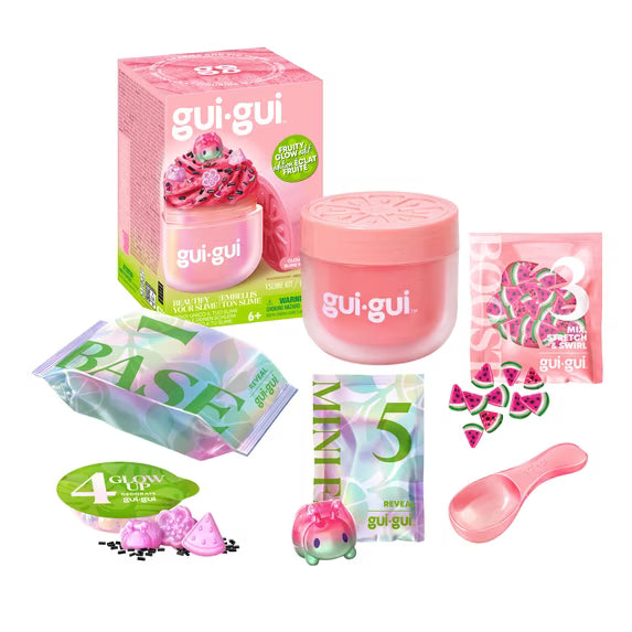 Gui Gui Slime Kit Single Mystery Jar FRUITY GLOW EDIT - Cloud Slime