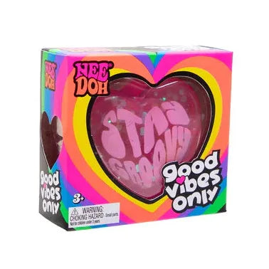 VIP Nee Doh Good Vibes Only 3 Inch Squish Ball Fidget Toy