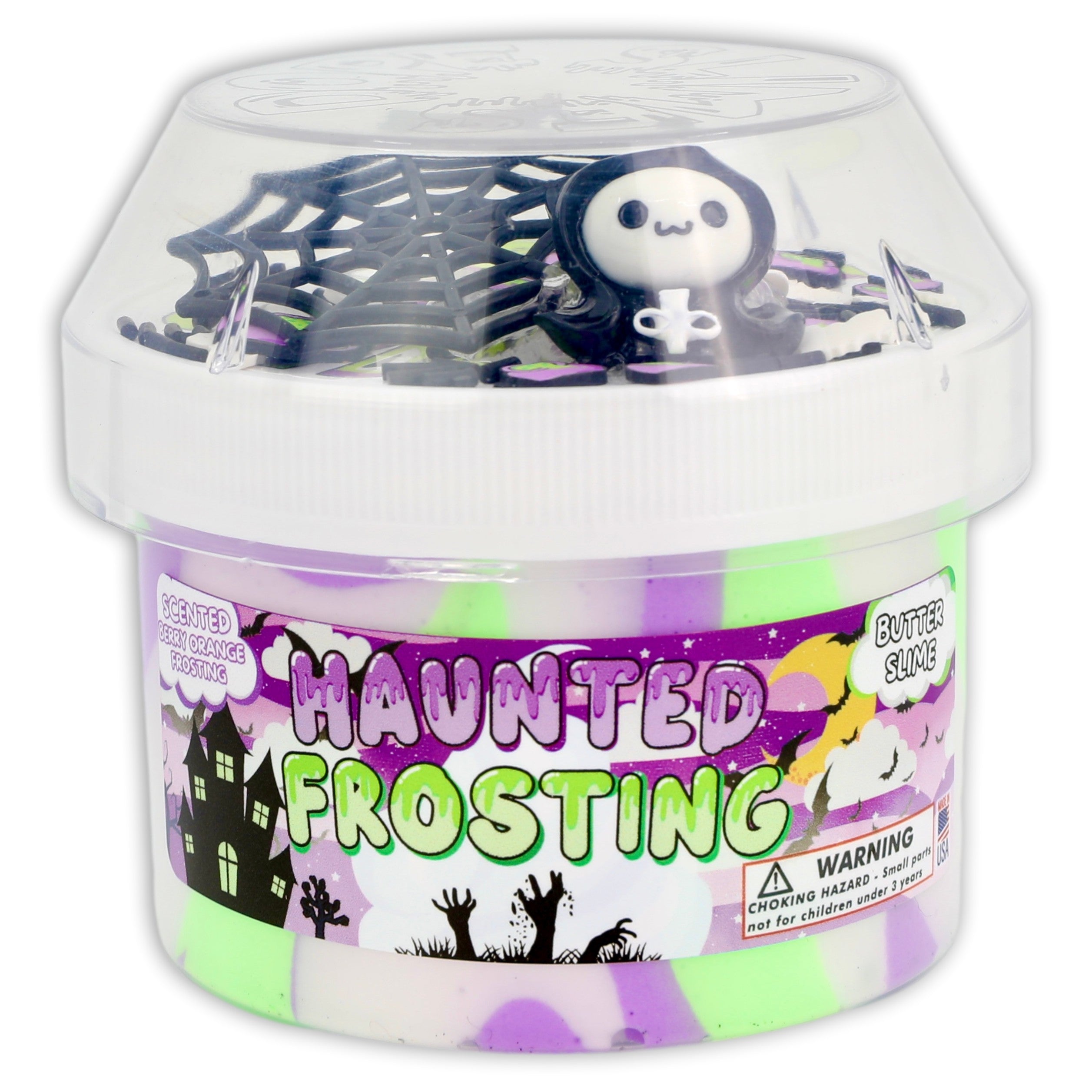 Dope Slimes 8 oz Haunted Frosting Halloween Slime
