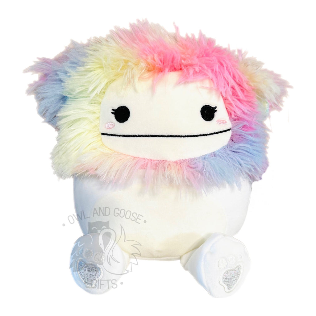 Squishmallow 8 Inch Zaylee the White Bigfoot Plush Toy