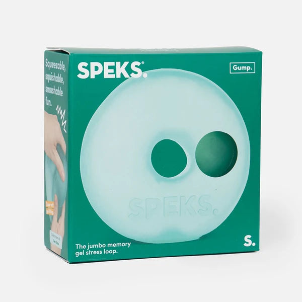 Speks Jumbo Gump Loop Squish Ball Fidget Toy - Sea Glass 4 Inch