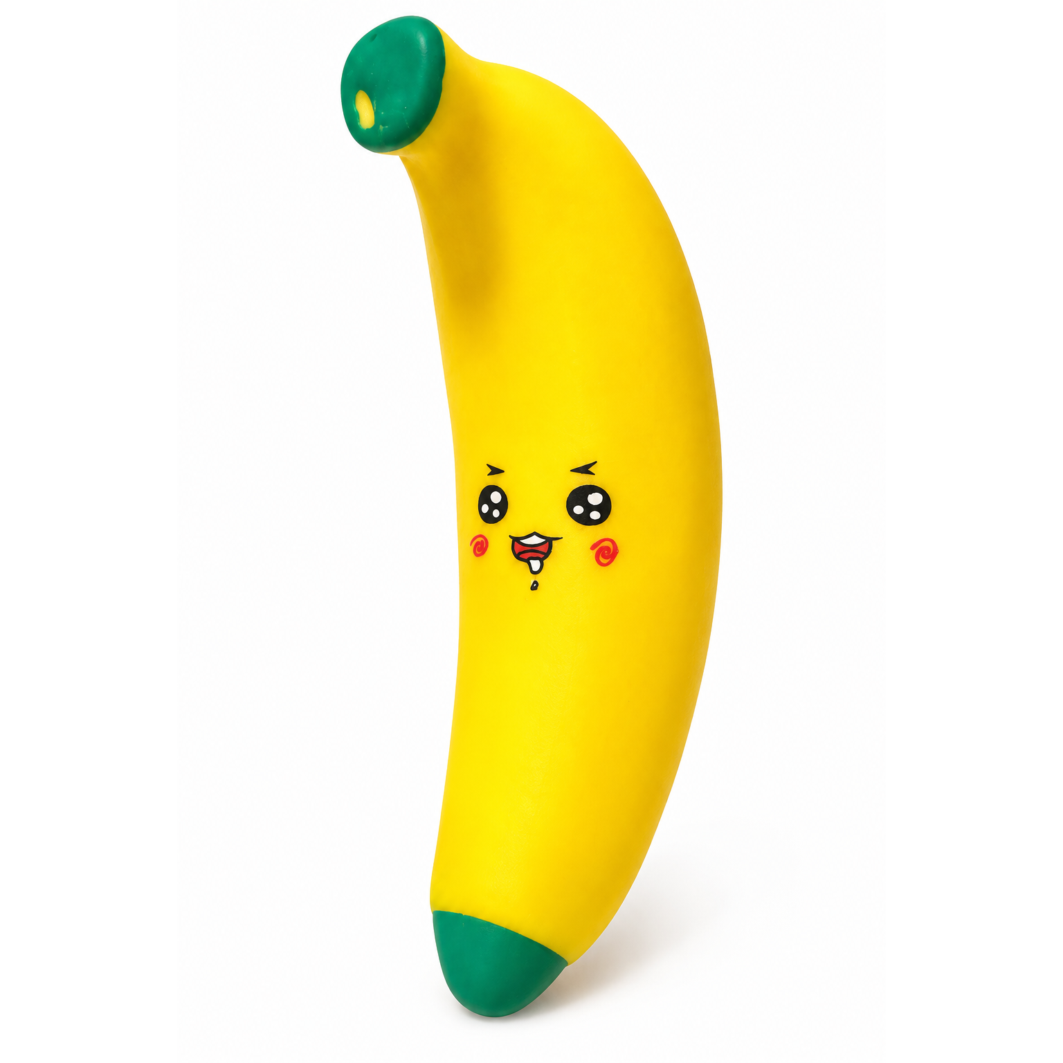 Crunchy Banana Squishy 4 Inch Crunchy ASMR Squishy Sensory Toy