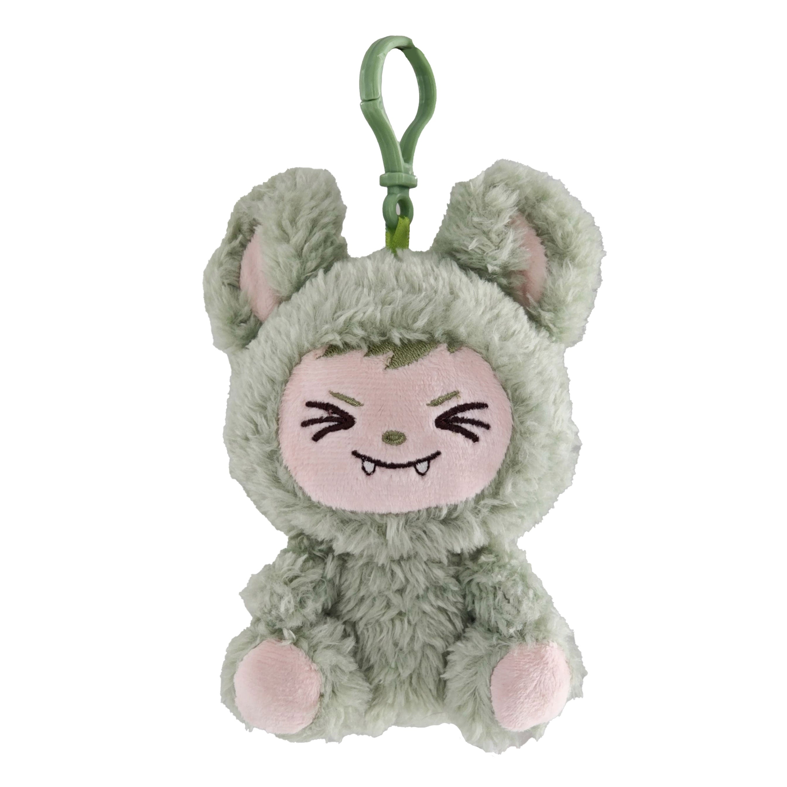 Yoonique Toys LaBabies 4.5 Inch Sherpa Green Clip