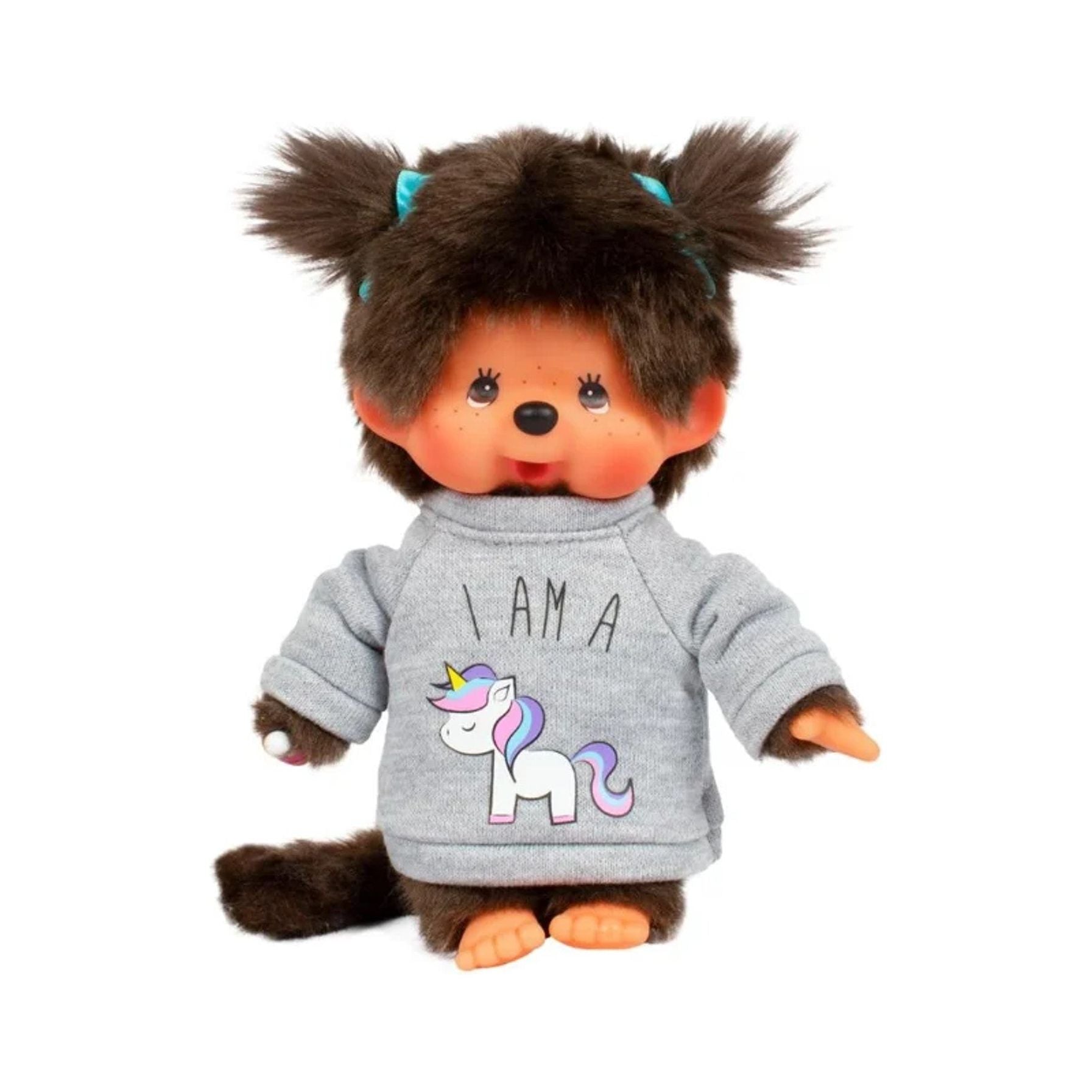 Monchhichi 8 Inch Unicorn Sweater Girl Plush Toy