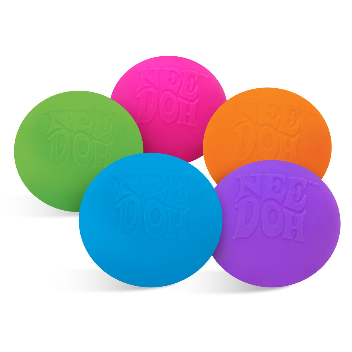 Nee Doh Original 2.5 Inch Squish Ball Fidget Toy