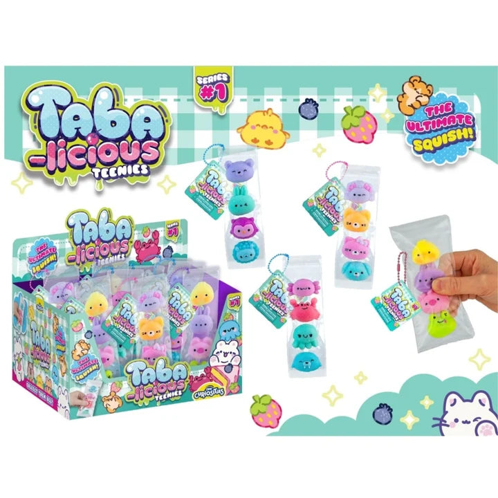 ORB Curiosities Taba-licious™ Teenies Set of 4 Squishy Sensory Toy - Assorted