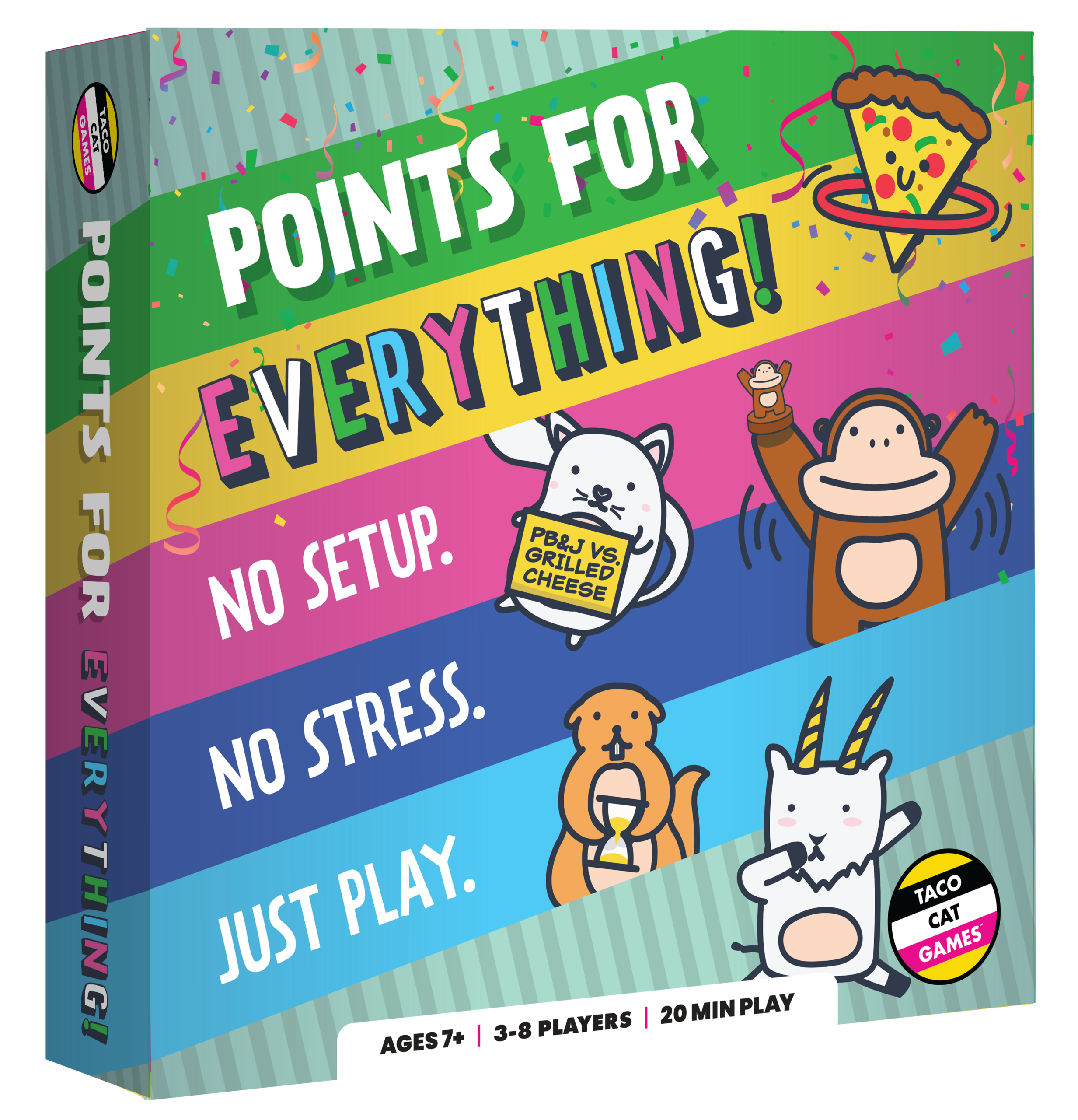 Taco Cat Games - Points for Everything Family Board Game