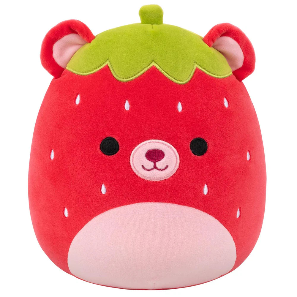 Squishmallow 5 Inch Romeo the Strawberry Bear Hybrid Plush Toy