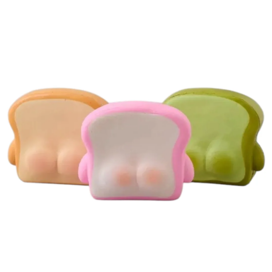 Fluffmellies 5 Inch Booty Toast - Scented Slow Rise Squishy Toy