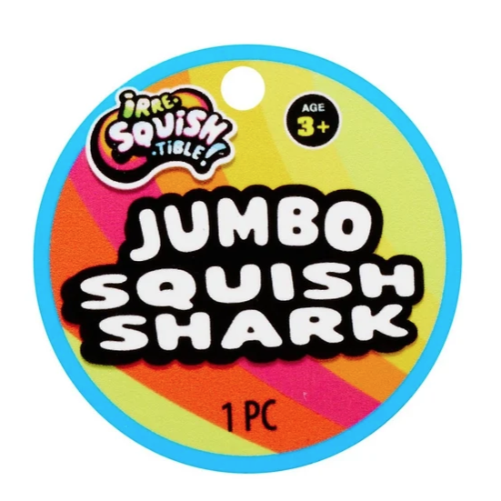 Ja-Ru Irre-Squish-Tible 13 Inch Jumbo Squishy Shark Sensory Toy