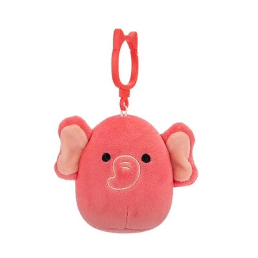 Squishmallow 3.5 Inch Kyla the Pink Elephant Plush Clip