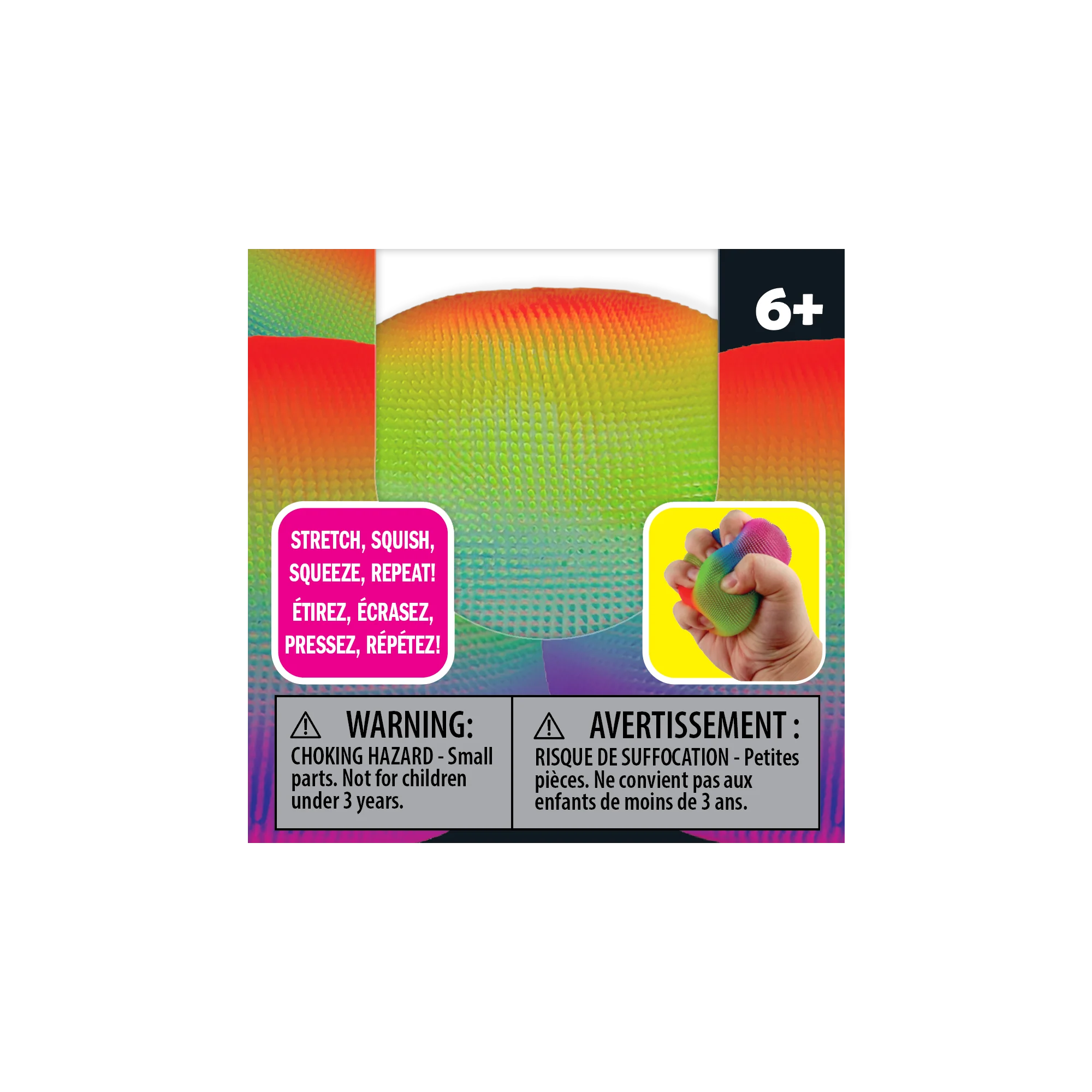 Incredible Play Squishy Fuzzy Stretchi Blob 2.5 Inch Maltose Sensory Toy