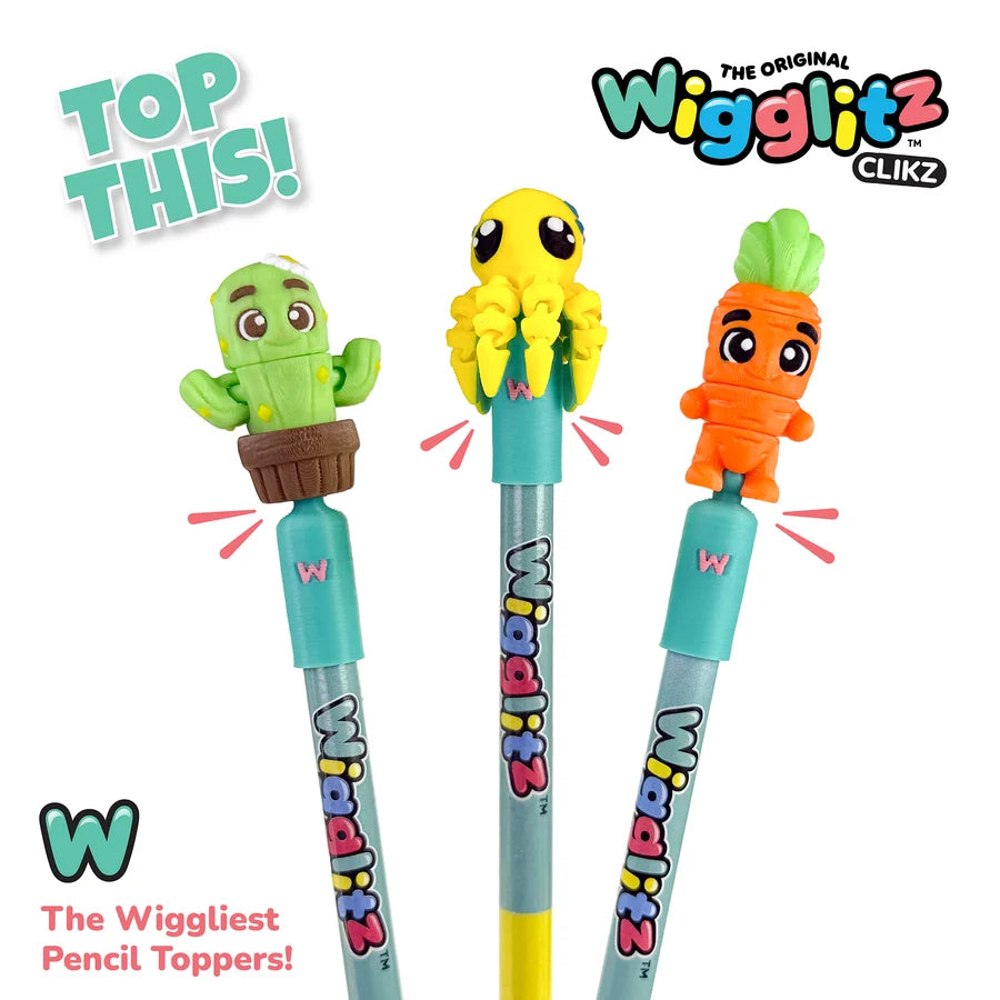 Wigglitz Clikz Pencil Pack - Includes Exclusive Pokie the Cactus