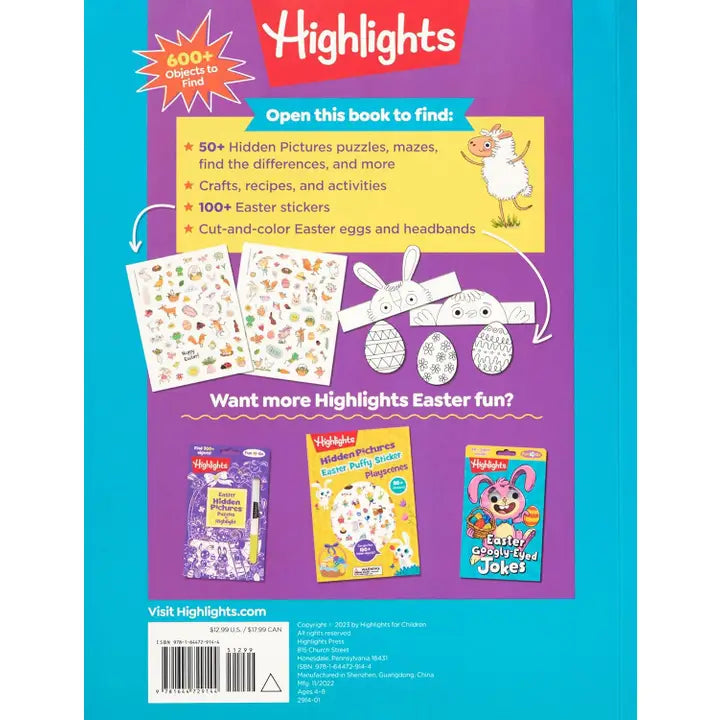 Highlights Easter Puzzles Deluxe Activity Book