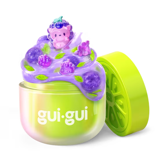 Gui Gui Slime Kit Single Mystery Jar FRUITY GLOW EDIT - Clear Slime