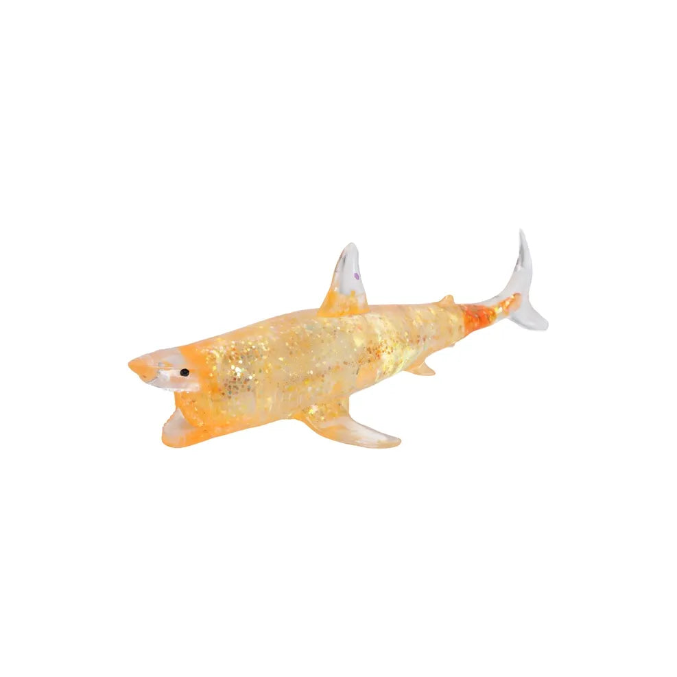 Sugar Gel Squishy 7 Inch Shark Maltose Filled Sensory Toy - Assorted