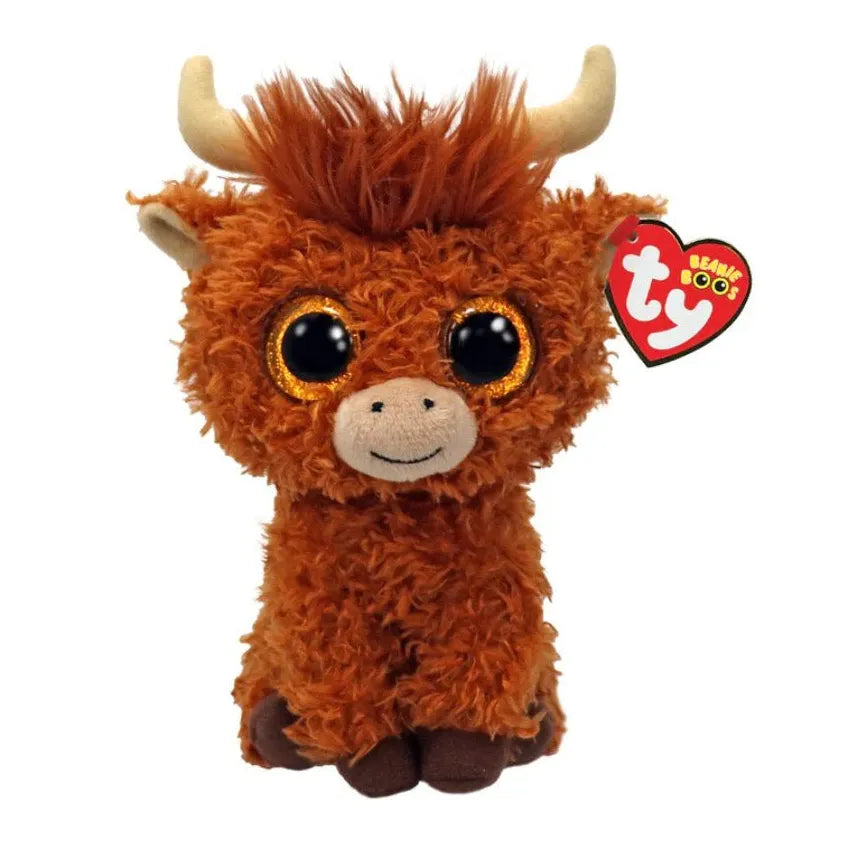 Ty Beanie Boos 6 Inch Alfie the Highland Cow Plush Toy