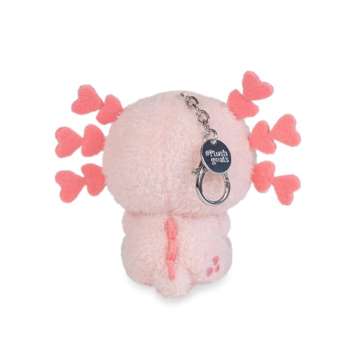 Cuddle Barn 3 Inch Lottie the Lovely Axolotl Kawaii Plush Clip - Owl & Goose Gifts