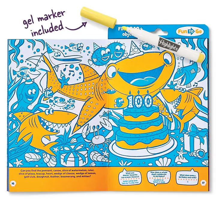 Highlights Hidden Pictures: Shark Puzzles to Highlight Activity Book