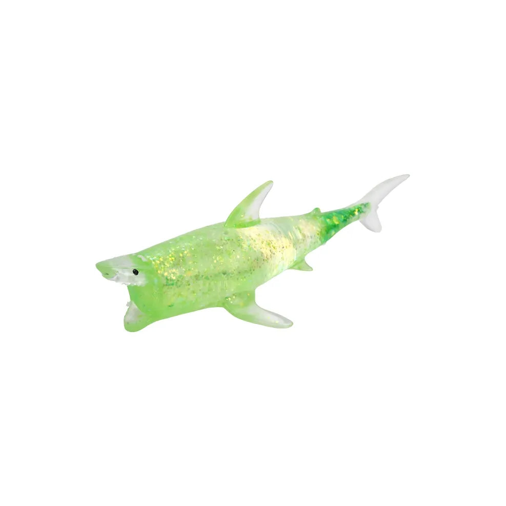 Sugar Gel Squishy 7 Inch Shark Maltose Filled Sensory Toy - Assorted