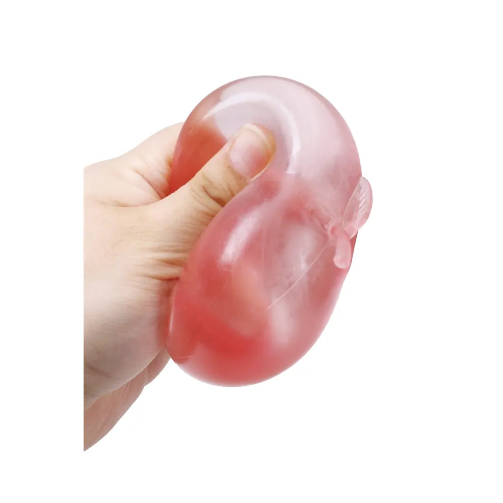 Sugar Gel Squishy 2.5 Inch Apple Maltose Filled Sensory Toy - Assorted